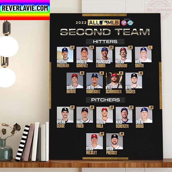 2022 All MLB Second Team Hitters And Pitchers Home Decor Poster Canvas 2022 All MLB Second Team Hitters And Pitchers Home Decor Poster Canvas