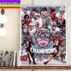 2022 Frisco Bowl Champions Are Boise State Football Home Decor Poster Canvas