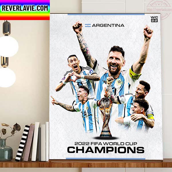 2022 FIFA World Cup Champions Are Argentina Home Decor Poster Canvas 2022 FIFA World Cup Champions Are Argentina Home Decor Poster Canvas