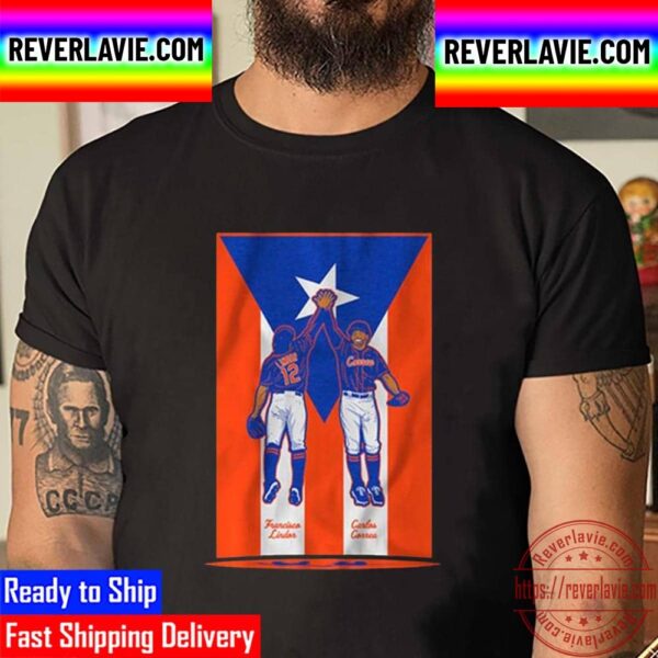 2022 Francisco Lindor Carlos Correa Puerto Rico Unisex T-Shirt