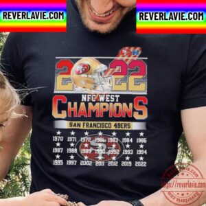 2022 NFC West Champions San Francisco 49ers 1970 2022 Unisex T-Shirt
