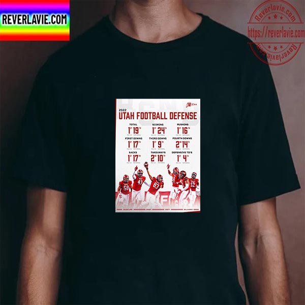 2022 Utah Football Defense Unisex T-Shirt 2022 Utah Football Defense Unisex T-Shirt