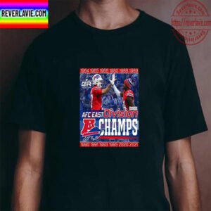 3rd Consecutive Season The Buffalo Bills Are 2022 AFC East Champions Unisex T-Shirt