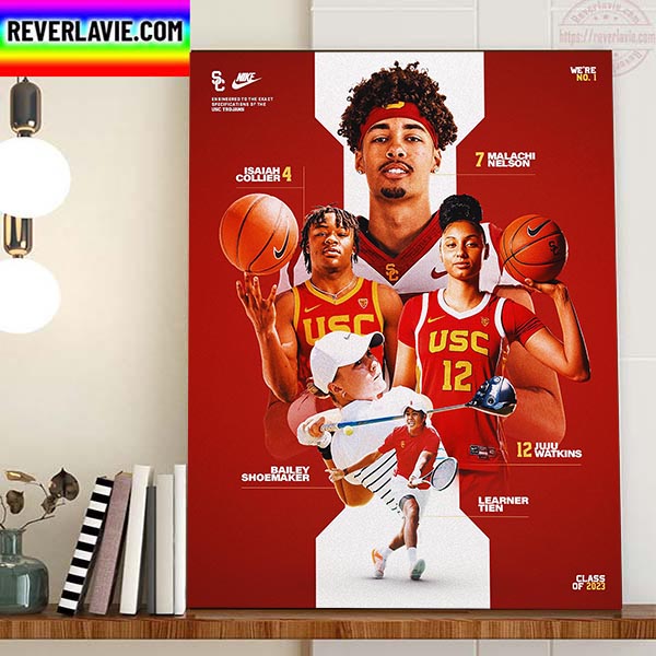5 USC Trojans Squads No 1 Class Of 2023 Home Decor Poster Canvas 5 USC Trojans Squads No 1 Class Of 2023 Home Decor Poster Canvas
