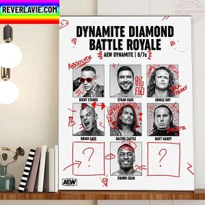 AEW Dynamite Diamond Battle Royale Home Decor Poster Canvas