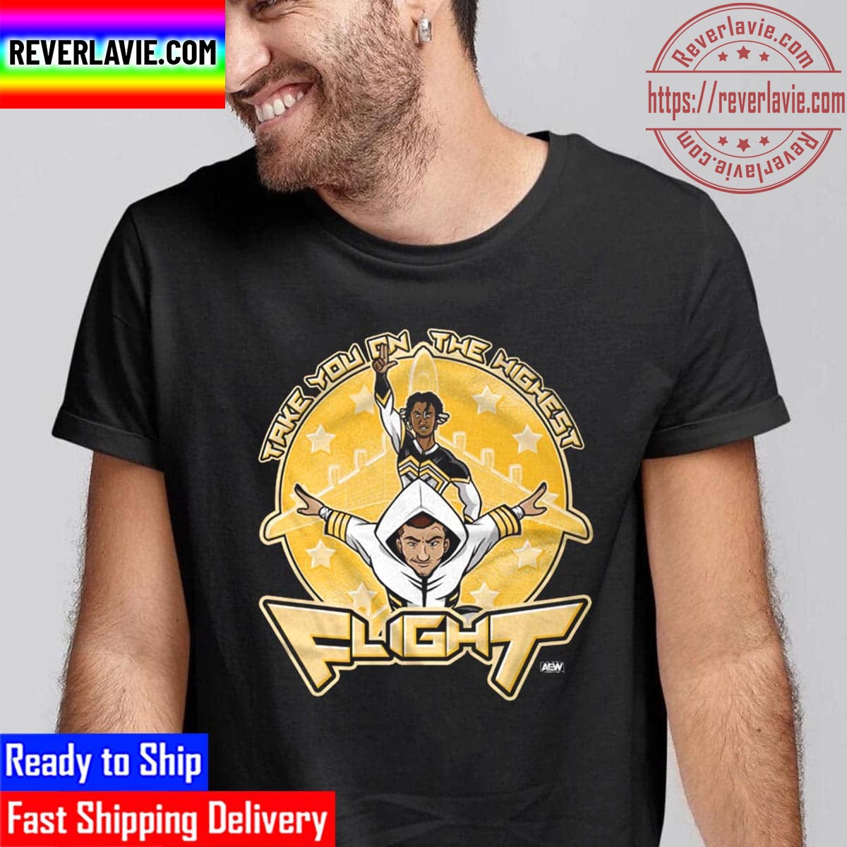 AEW Take You On The Highest Flight Unisex T-Shirt AEW Take You On The Highest Flight Unisex T-Shirt