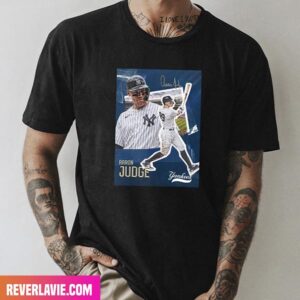 Aaron Judge New York Yankees MLB Signatures Fashion T-Shirt