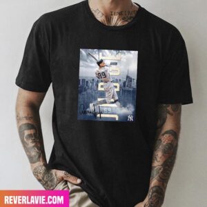 Aaron Judge New York Yankees MLB Team Signatures Fashion T-Shirt