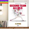 Aaron Nola 2022 All MLB Second Team Pitcher Philadelphia Phillies Home Decor Poster Canvas