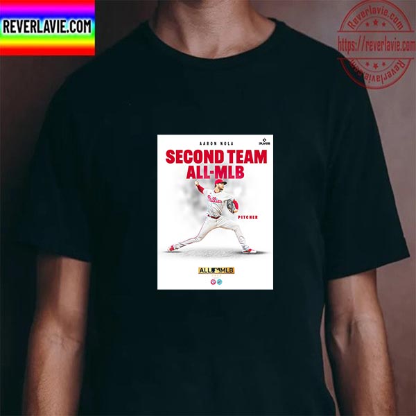 Aaron Nola 2022 All MLB Second Team Pitcher Philadelphia Phillies Unisex T-Shirt Aaron Nola 2022 All MLB Second Team Pitcher Philadelphia Phillies Unisex T-Shirt