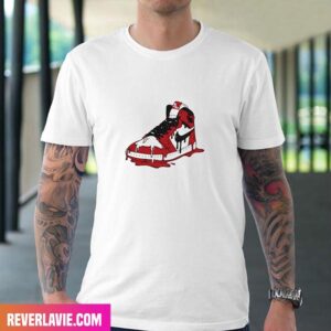Air Jordan 1 High Red And Black Fashion T-Shirt