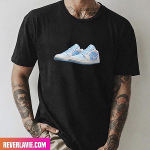 Air Jordan 1 Low Ice Blue Style T-Shirt