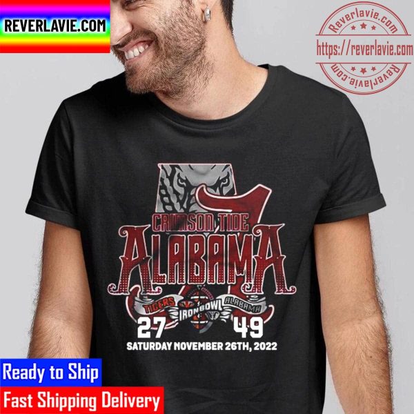 Alabama Crimson Tide 2022 Iron Bowl Champions Unisex T-Shirt