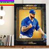 Alek Manoah 2022 All MLB First Team SP Toronto Blue Jays Home Decor Poster Canvas