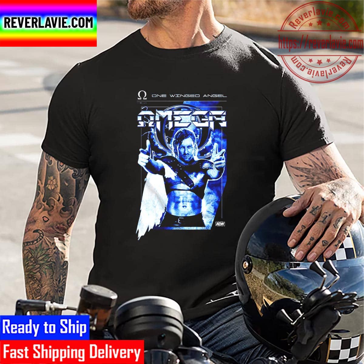 All Elite Wrestling AEW Kenny Omega The One Winged Angel Unisex T-Shirt All Elite Wrestling AEW Kenny Omega The One Winged Angel Unisex T-Shirt