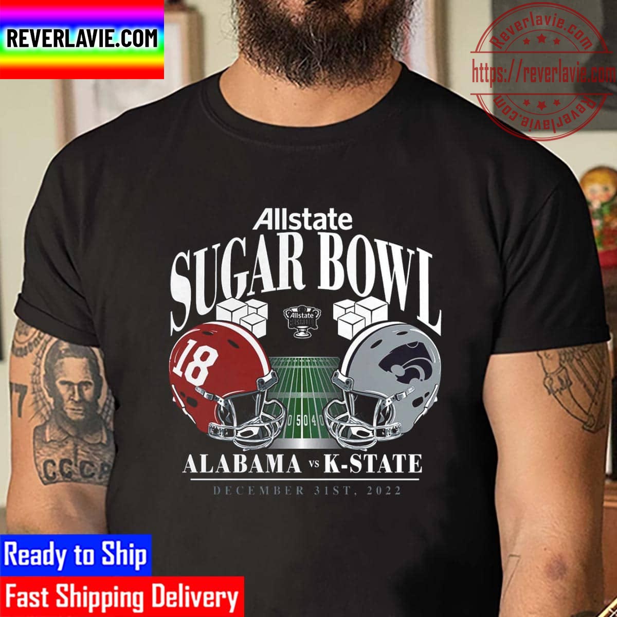 Allstate Sugar Bowl Champs Alabama Vs Kansas State Unisex T-Shirt Allstate Sugar Bowl Champs Alabama Vs Kansas State Unisex T-Shirt