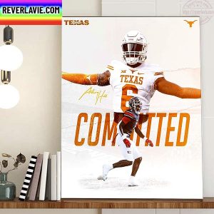 Anthony Hill Jr Committed Inside Texas Football Home Decor Poster Canvas