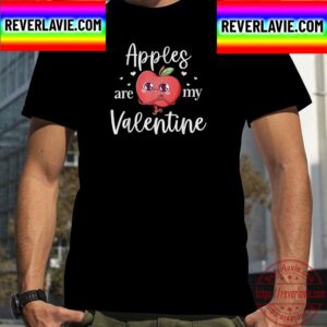 Apple Valentines Day Design For Couple Cute Apple Lover Unisex T-Shirt