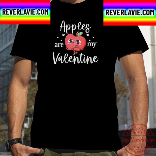 Apple Valentines Day Design For Couple Cute Apple Lover Unisex T-Shirt