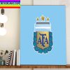 Argentina Are Champions World Cup 1978 1986 2022 Home Decor Poster Canvas
