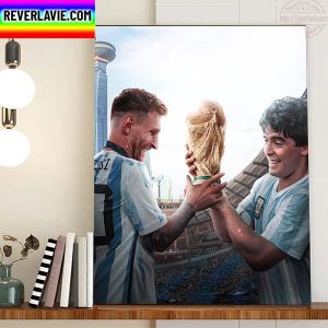 Argentina Are Champions FIFA World Cup Qatar 2022 Home Decor Poster Canvas