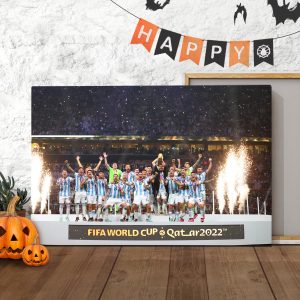 Argentina Are The FIFA World Cup Qatar 2022 Champions Home Decor Poster Canvas