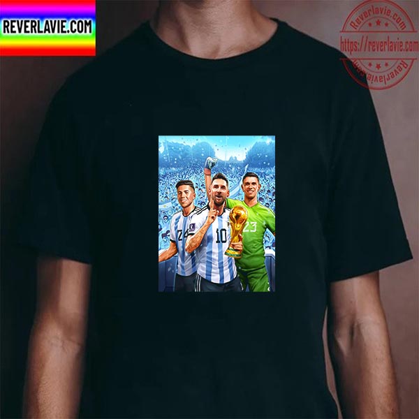 Argentina Are Winners World Cup Champions 2022 FIFA World Cup Unisex T-Shirt Argentina Are Winners World Cup Champions 2022 FIFA World Cup Unisex T-Shirt