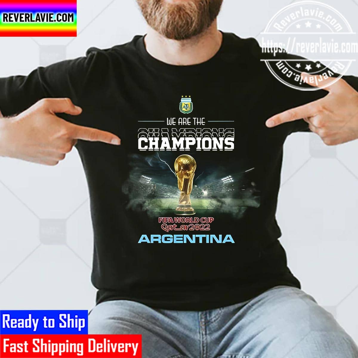 Argentina Champions World Cup 2022 We Are The Champions Unisex T-Shirt Argentina Champions World Cup 2022 We Are The Champions Unisex T-Shirt