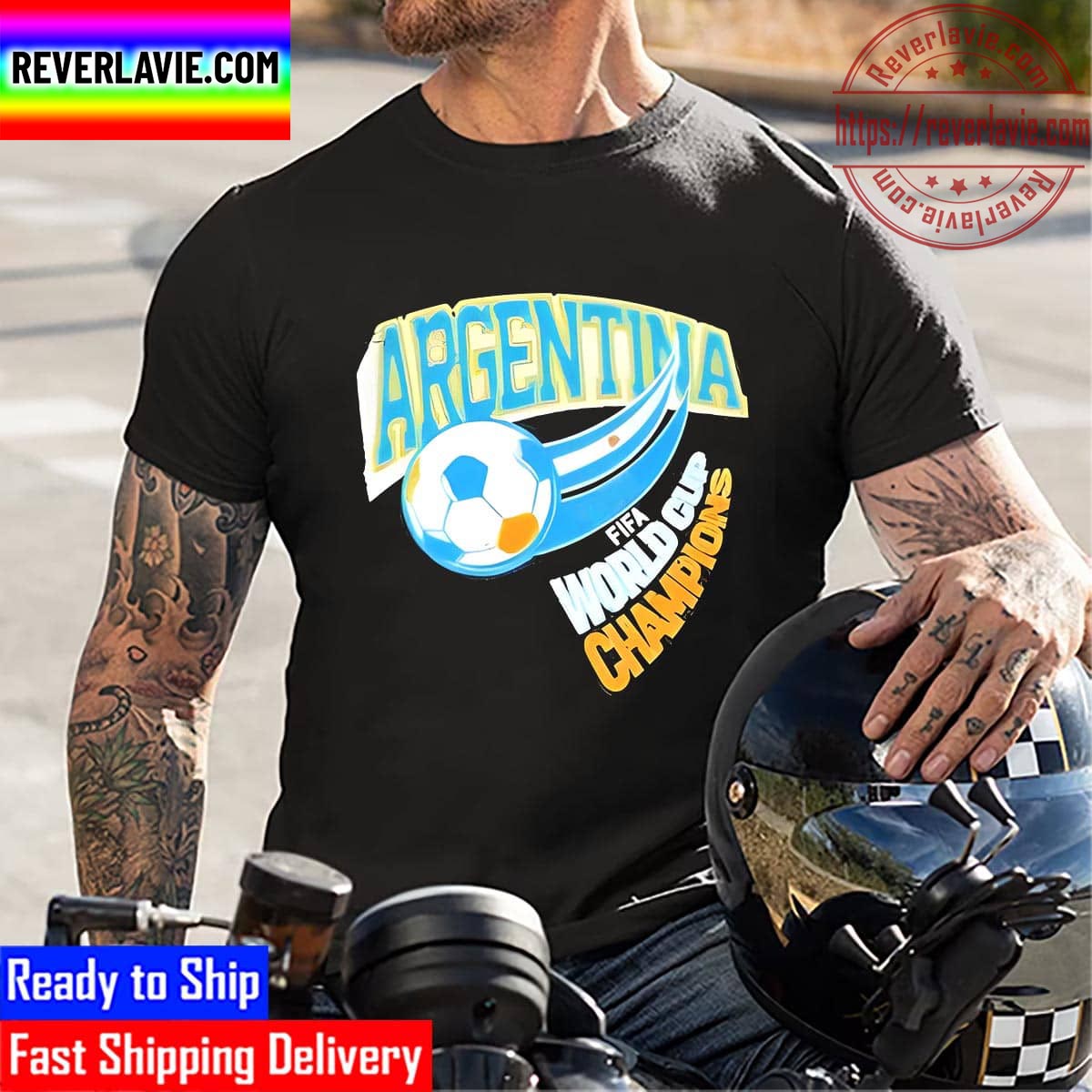 Argentina FIFA World Cup 2022 Champions Unisex T-Shirt Argentina FIFA World Cup 2022 Champions Unisex T-Shirt