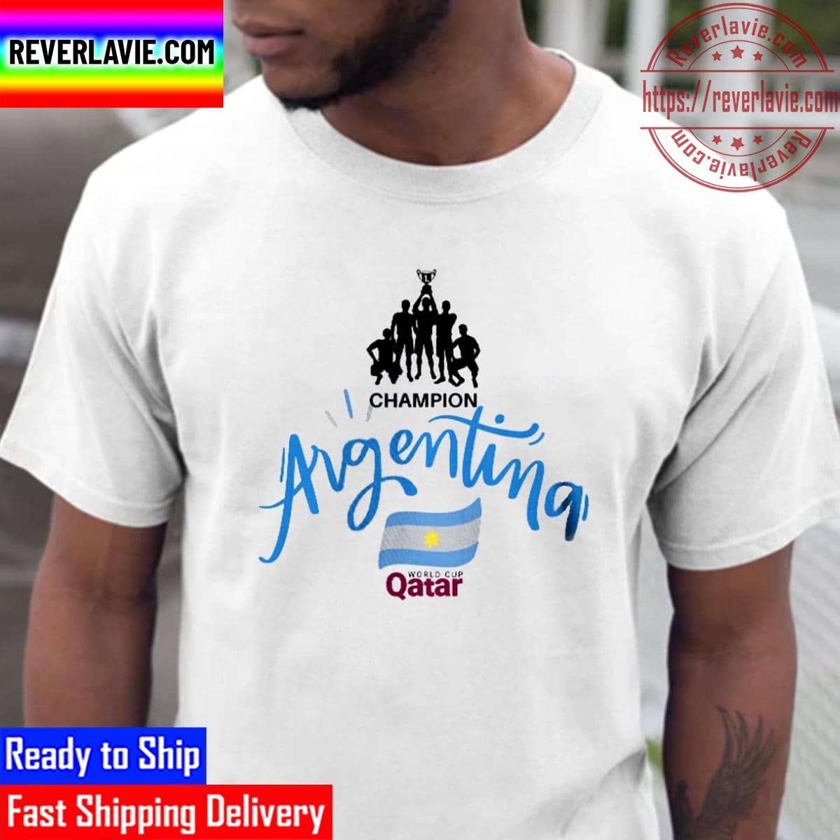 Argentina Football Team World Champions Qatar Unisex T-Shirt Argentina Football Team World Champions Qatar Unisex T-Shirt
