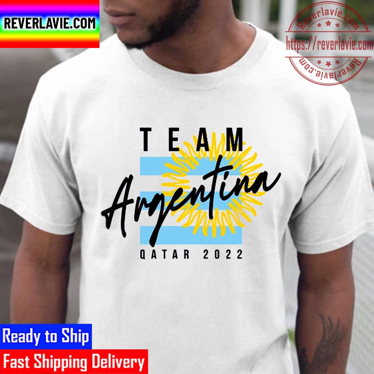 Argentina Football Team World Cup Champions Qatar 2022 Unisex T-Shirt Argentina Football Team World Cup Champions Qatar 2022 Unisex T-Shirt