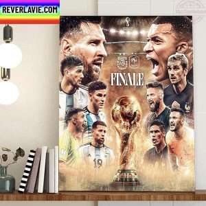 Argentina Vs France FIFA World Cup 2022 Final Home Decor Poster Canvas