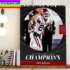 Arkansas 2022 Autozone Liberty Bowl Champions Home Decor Poster Canvas