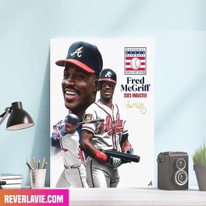 Atlanta Braves The Crime Dog Is Headed To Cooperstown 2023 Inductee Poster