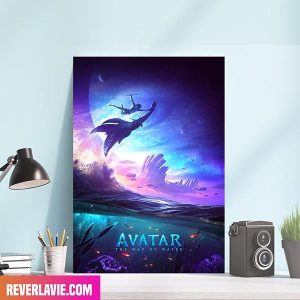 Avatar 2 The Way Of Water Blue Out James Cameron Movie Home Decor Canvas-Poster