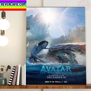 Avatar The Way Of Water RealD 3D Official Poster Home Decor Poster Canvas