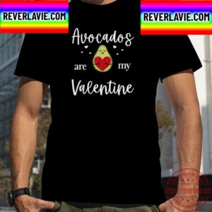 Avocado Valentines Day Design For Couple Cute Avocado Lover Unisex T-Shirt
