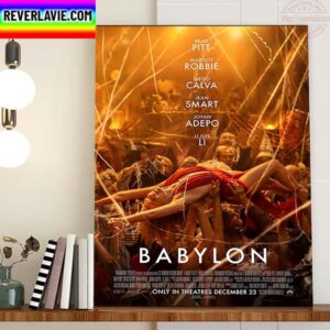 Babylon Official Poster Movie Home Decor Poster Canvas