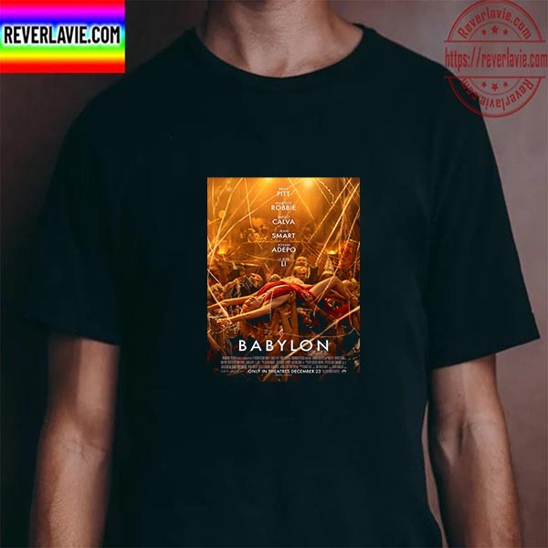 Babylon Official Poster Movie Unisex T-Shirt Babylon Official Poster Movie Unisex T-Shirt