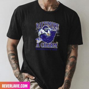 Baltimore Ravens 3’s A Charm City USA Fashion T-Shirt