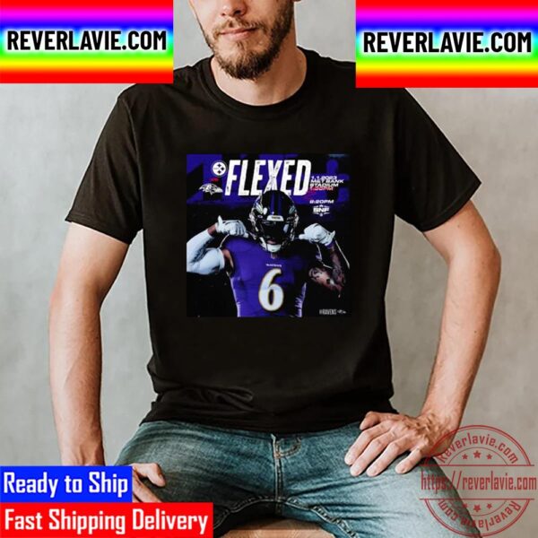 Baltimore Ravens Flexed 1 1 2023 Unisex T-Shirt