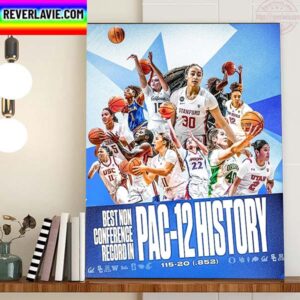 Best Non Conference Record In PAC 12 Conference History Home Decor Poster Canvas