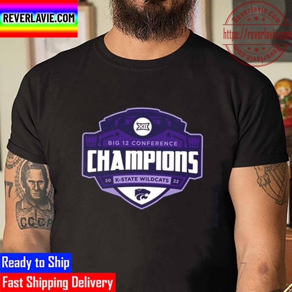 Big 12 Conference Champions 2022 Kansas State Wildcats Unisex T-Shirt