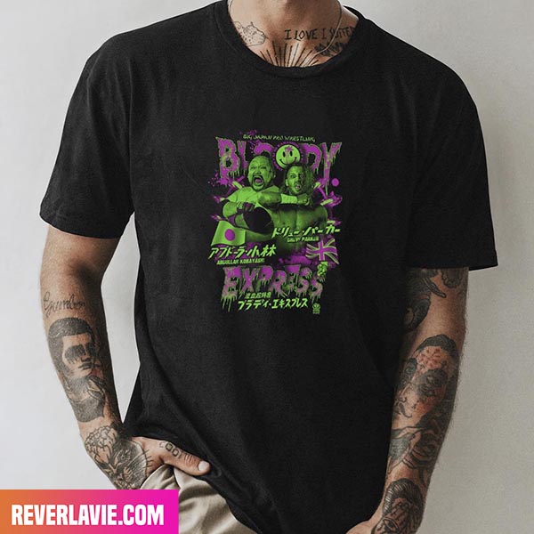 Big Japan Pro Wrestling - Bloody Express Style T-Shirt Big Japan Pro Wrestling - Bloody Express Style T-Shirt