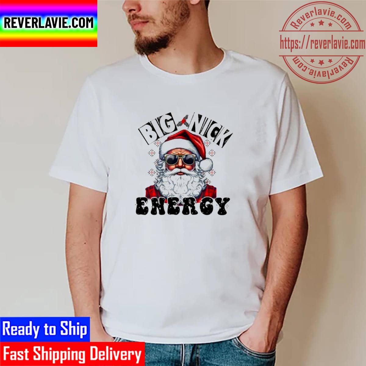 Big Nick Energy Xmas Santa Christmas Unisex T-Shirt Big Nick Energy Xmas Santa Christmas Unisex T-Shirt