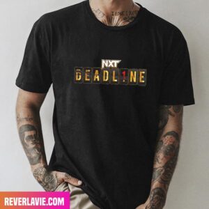 Black 2023 NXT Deadline Logo WWE Fashion T-Shirt