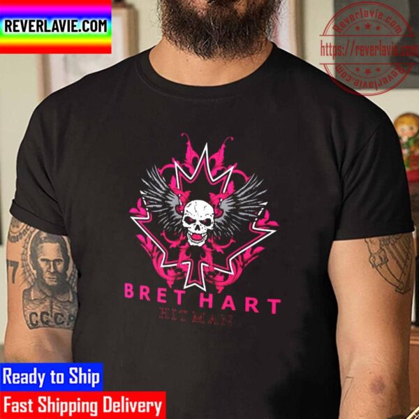 Bret Hart Hitman Maple Leaf Unisex T-Shirt