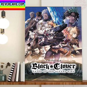 Black Clover Sword Of The Wizard King Movie Home Decor Poster Canvas