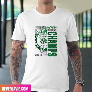 Boston Celtics Fanatics Branded White 2022 Eastern Conference Champions Locker Room Style T-Shirt