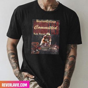 Boston College Committed Kyle Hergel BC Football Style T-Shirt